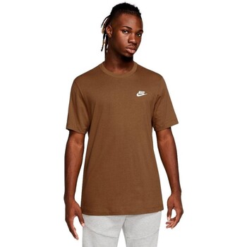 Abbigliamento Uomo T-shirt maniche corte Nike CAMISETA HOMBRE  SPORTSWEAR AR4997 Marrone