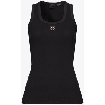Abbigliamento Donna T-shirt maniche corte Pinko CALCOLATORE 100807 A0PU-Z99 Nero