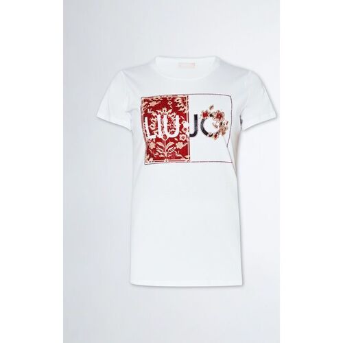 Abbigliamento Donna T-shirt & Polo Liu Jo MA4340 JS923-N9335 Bianco