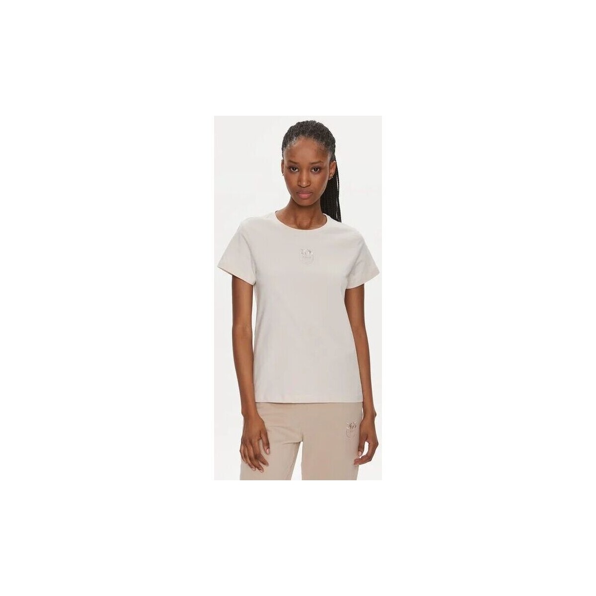 Abbigliamento Donna T-shirt & Polo Pinko BUSSOLOTTO 100355 A1NW-Z04 Bianco