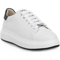 Scarpe Donna Sneakers Keys WHITE BLK Bianco