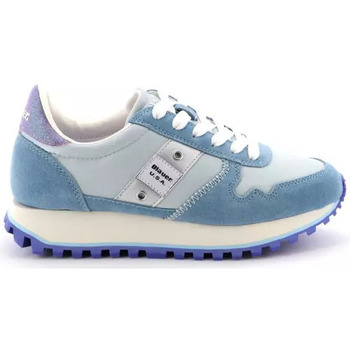 Scarpe Donna Sneakers Blauer Millen01 Azzurro Altri
