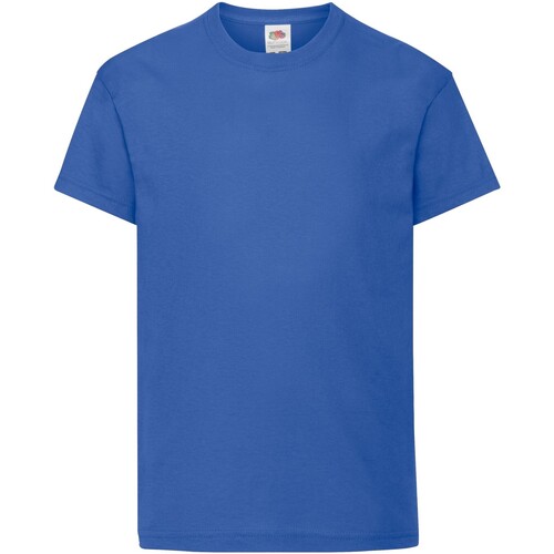 Abbigliamento Unisex bambino T-shirt & Polo Fruit Of The Loom Original Blu