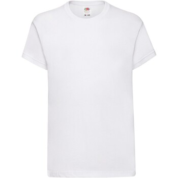 Abbigliamento Unisex bambino T-shirt maniche corte Fruit Of The Loom SS12B Bianco