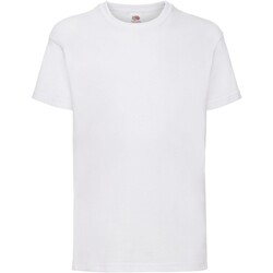 Abbigliamento Unisex bambino T-shirt maniche corte Fruit Of The Loom Value Bianco