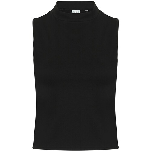 Abbigliamento Donna Top / T-shirt senza maniche Sf SK170 Nero
