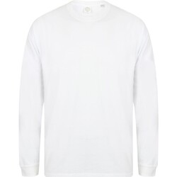 Abbigliamento T-shirts a maniche lunghe Sf Slogan Bianco