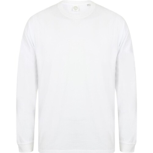 Abbigliamento T-shirts a maniche lunghe Sf Slogan Bianco