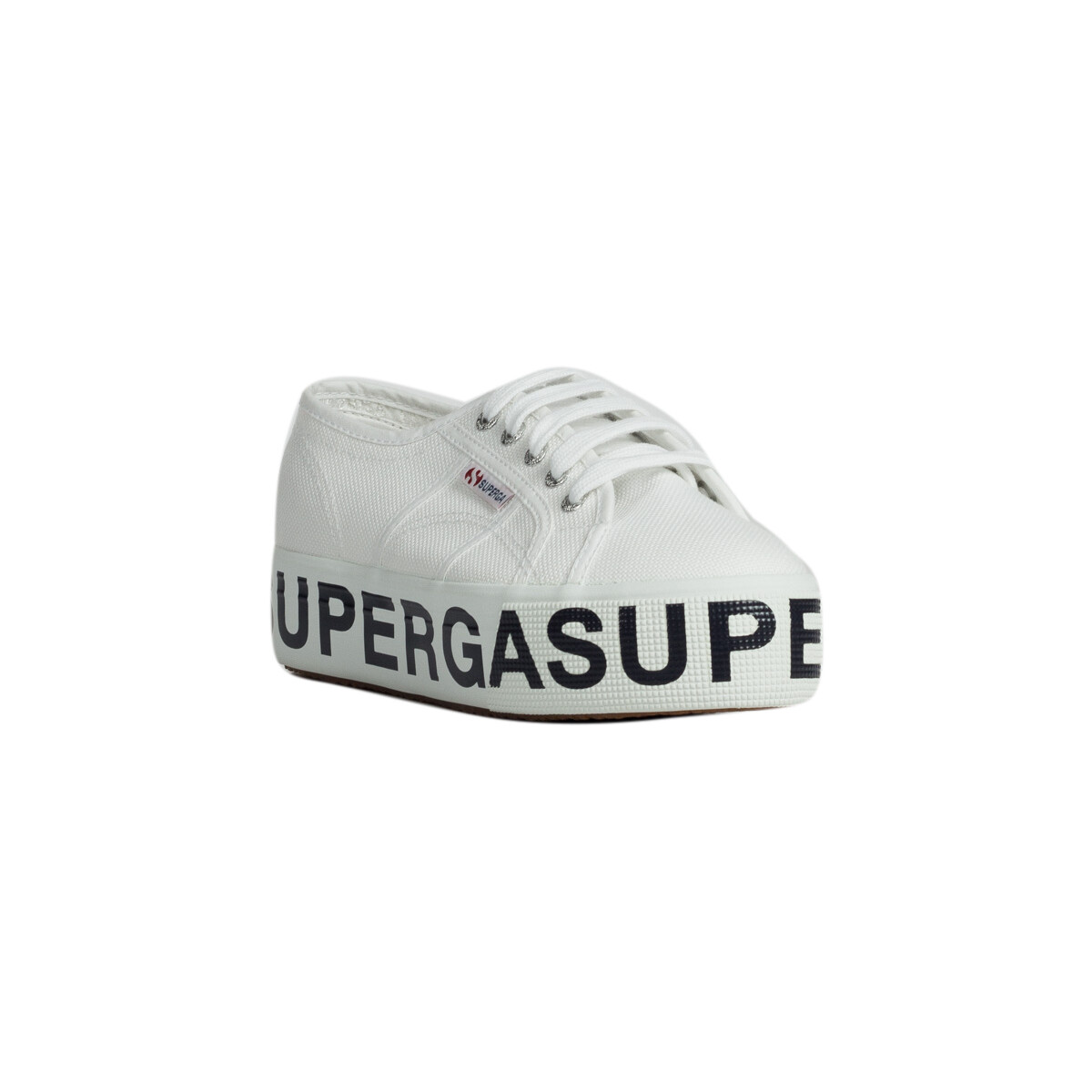 Scarpe Donna Sneakers Superga SCARPA 2790-COTW OUTSOLE LETTERING Bianco