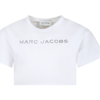 Abbigliamento Bambina T-shirt maniche corte Marc Jacobs W60168 10P Bianco