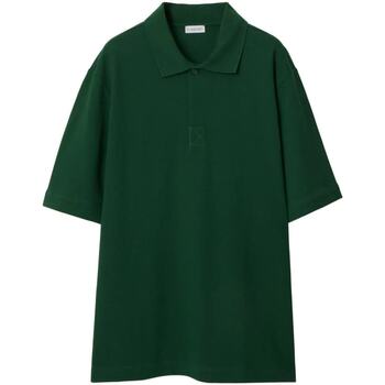 Abbigliamento Uomo T-shirt maniche corte Burberry T-SHIRT IN COTONE Verde