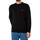 Abbigliamento Uomo Felpe Calvin Klein Jeans Felpa con stemma ricamato sul petto Nero