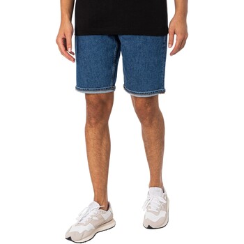 Abbigliamento Uomo Shorts / Bermuda Calvin Klein Jeans Pantaloncini di jeans regolari Blu
