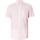 Abbigliamento Uomo Camicie maniche corte Gant Camicia regolare a maniche corte in popeline Rosa