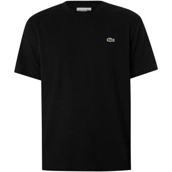 Abbigliamento Uomo T-shirt maniche corte Lacoste T-shirt con logo classico Nero
