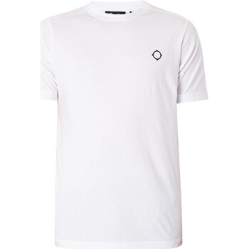 Image of T-shirt Ma.strum T-shirt oversize con stampa del logo sul retro