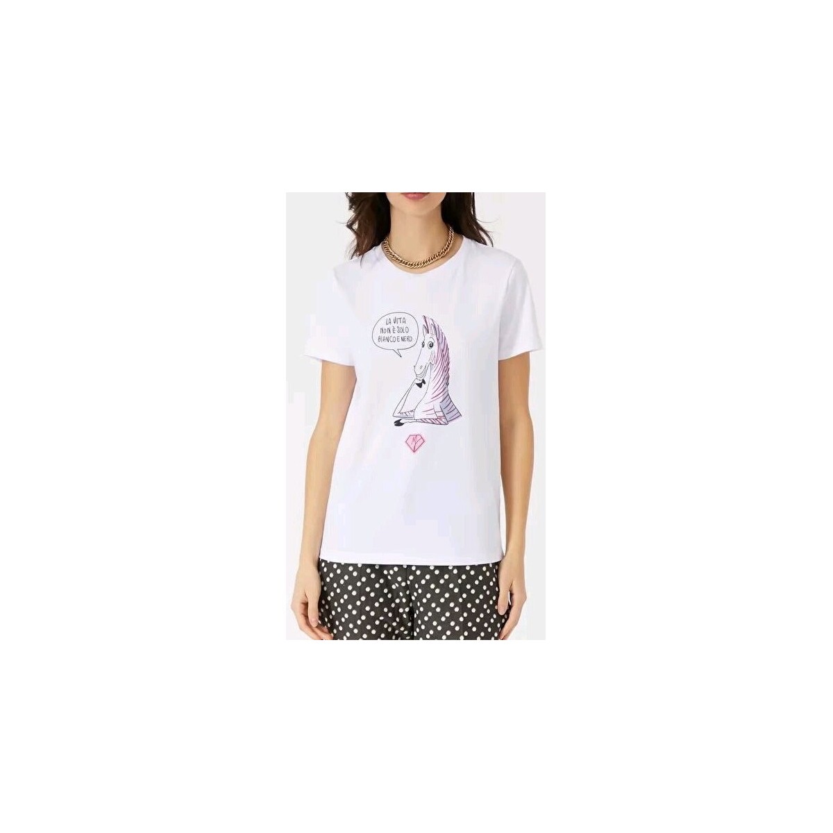 Abbigliamento Donna Top / T-shirt senza maniche Manila Grace T428CU Bianco