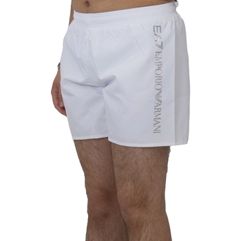 Abbigliamento Uomo Costume / Bermuda da spiaggia Emporio Armani EA7 902035 CC720 Bianco