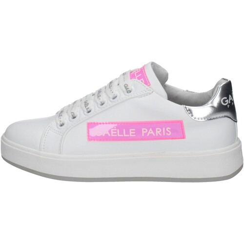 Scarpe Unisex bambino Sneakers GaËlle Paris G-1372 Bianco