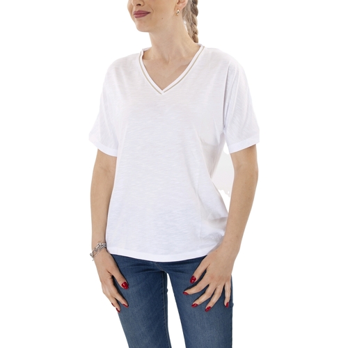 Abbigliamento Donna Top / T-shirt senza maniche Geox W3510C-T2872 Bianco