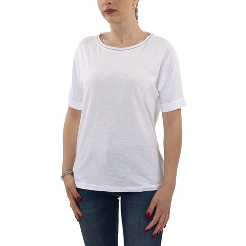 Abbigliamento Donna Top / T-shirt senza maniche Geox W3510E-T2872 Bianco