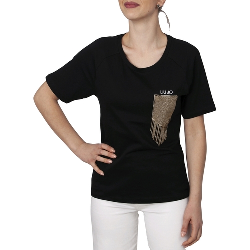 Abbigliamento Donna Top / T-shirt senza maniche Liu Jo TA3091J5923 Nero