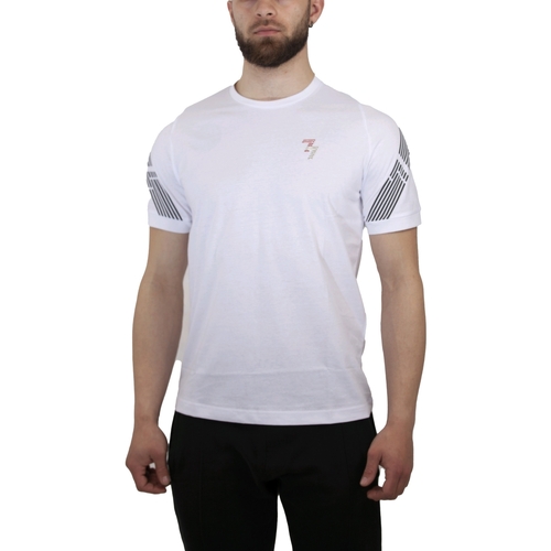 Abbigliamento Uomo Top / T-shirt senza maniche Emporio Armani EA7 3RPT03 PJ3BZ Bianco
