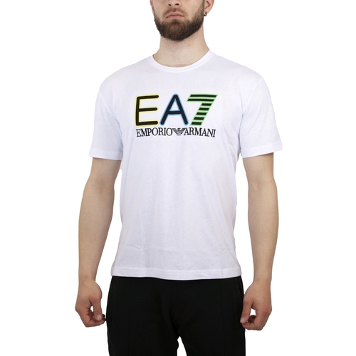Abbigliamento Uomo Top / T-shirt senza maniche Emporio Armani EA7 3RUT02 PJ02Z Bianco