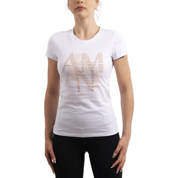 Abbigliamento Donna Top / T-shirt senza maniche EAX 3RYTBV YJG3Z Bianco