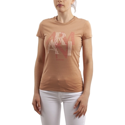Abbigliamento Donna Top / T-shirt senza maniche EAX 3RYTBV YJG3Z Rosa