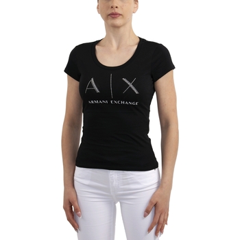 Abbigliamento Donna Top / T-shirt senza maniche EAX 8NYT83 YJ16Z Nero