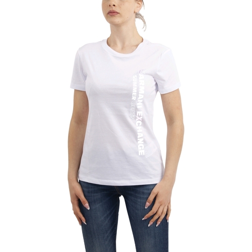 Abbigliamento Donna Top / T-shirt senza maniche EAX 3RYTCG YJ3RZ Bianco
