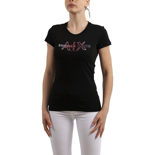 Abbigliamento Donna Top / T-shirt senza maniche EAX 3RYTCF YJ3RZ Nero