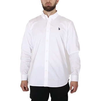 Abbigliamento Uomo Camicie maniche lunghe U.S Polo Assn. DIRK 52112 EH03 Bianco