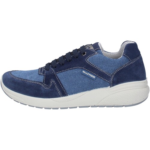 Scarpe Uomo Sneakers Valleverde V92111A Blu