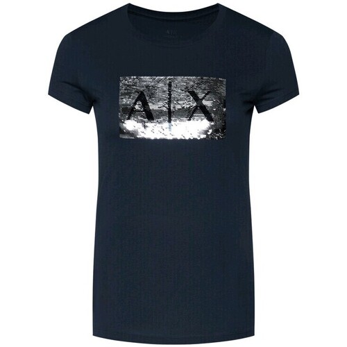 Abbigliamento Donna Top / T-shirt senza maniche EAX 8NYTDL YJ73Z Blu