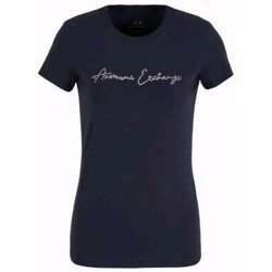 Abbigliamento Donna Top / T-shirt senza maniche EAX 3DYT27 YJDTZ Blu