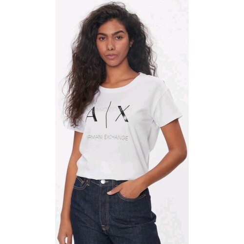 Abbigliamento Donna Top / T-shirt senza maniche EAX 3DYT36 YJ3RZ Bianco