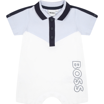 Abbigliamento Bambino Tuta jumpsuit / Salopette BOSS J50781 10P Bianco