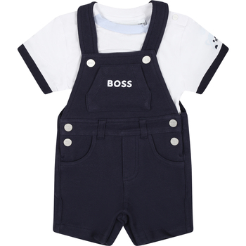Abbigliamento Bambino Tuta jumpsuit / Salopette BOSS J50801 849 Blu