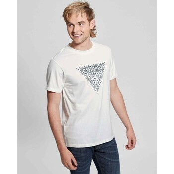Abbigliamento Uomo T-shirt maniche corte Guess M4RI27K8FQ4 Bianco
