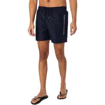 Abbigliamento Uomo Costume / Bermuda da spiaggia Tommy Hilfiger Pantaloncini da bagno con coulisse medi Blu