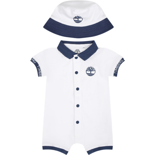 Abbigliamento Bambino Tuta jumpsuit / Salopette Timberland T60187 10P Bianco
