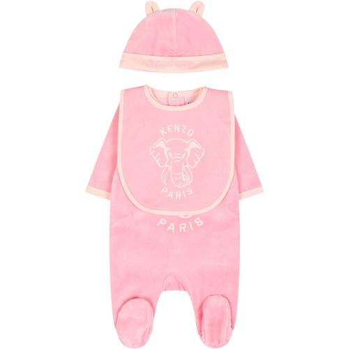 Abbigliamento Bambina Tuta jumpsuit / Salopette Kenzo K60076 476 Rosa