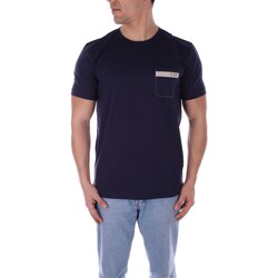 Abbigliamento Uomo T-shirt maniche corte Fay NPMB3481280UCXU Blu