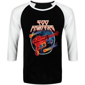 Abbigliamento T-shirts a maniche lunghe Foo Fighters RO5080 Nero