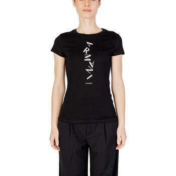 Abbigliamento Donna T-shirt maniche corte EAX 3DYT49 YJG3Z Nero