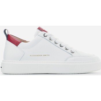 Scarpe Uomo Sneakers Alexander Smith BOND MAN WHITE RED Bianco