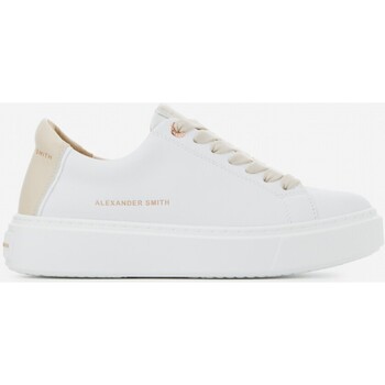 Scarpe Donna Sneakers Alexander Smith LONDON WOMAN WHITE BEIGE Bianco