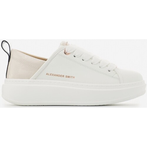 Scarpe Donna Sneakers Alexander Smith ECO-WEMBLEY WOMAN WHITE NUDE Bianco